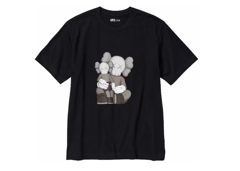 KAWS x Uniqlo UT Short Sleeve Graphic T-shirt Black