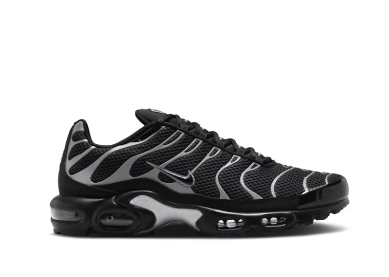 Nike Air Max Plus Premium Black Reflective Silver