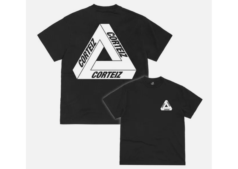 Palace x Cortiez Really complicated triangle tee T Shirt Black