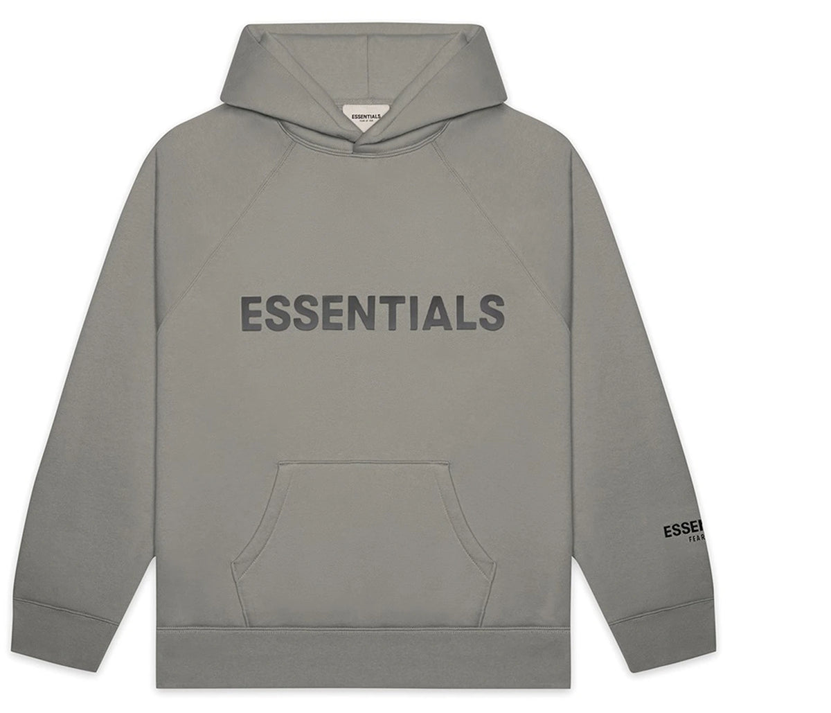 Fear of God Essentials Pullover Hoodie Applique Logo Cement