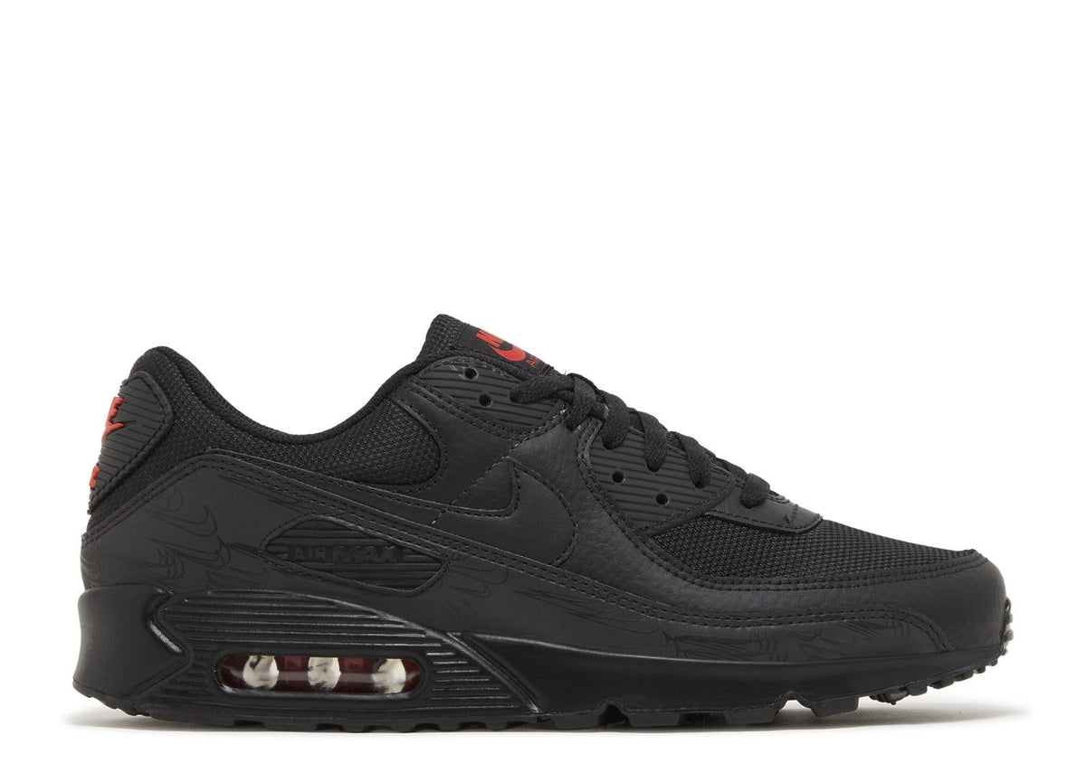 Air Max 90 Black Red Reflective