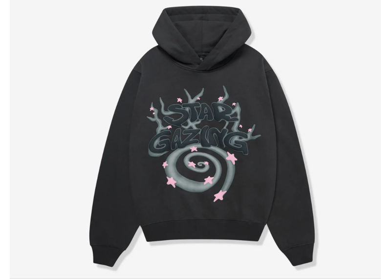 Broken Planet Stargazing Soot Black Hoodie