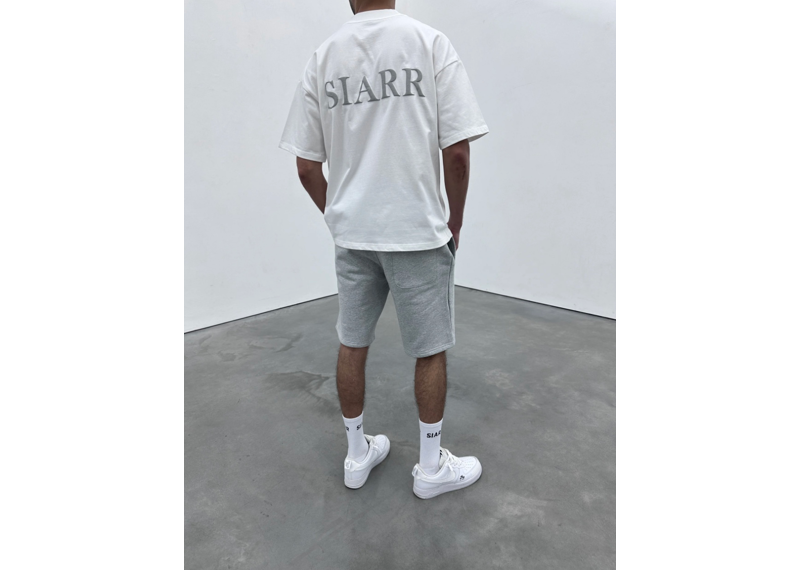 Siarr Puff Tee - White/Grey