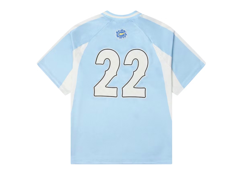 Broken Planet Football Jersey Light Blue