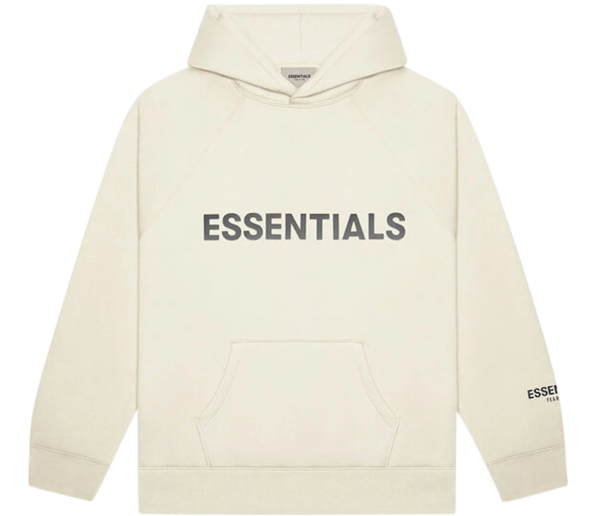 Fear of God Essentials Pullover Hoodie Applique Logo Buttercream