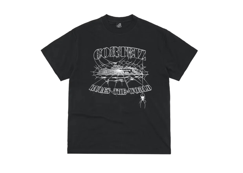 Corteiz Web Alcatraz Tee Black