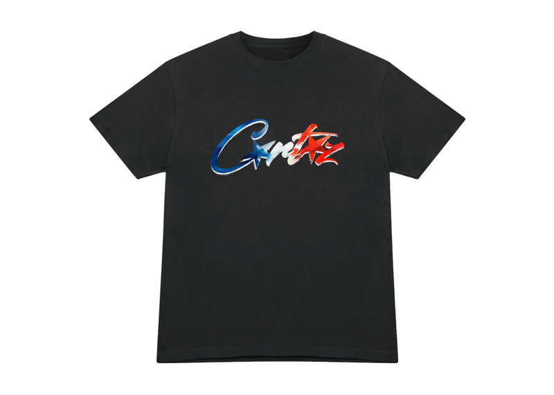 Corteiz Francais Allstarz Tee Black