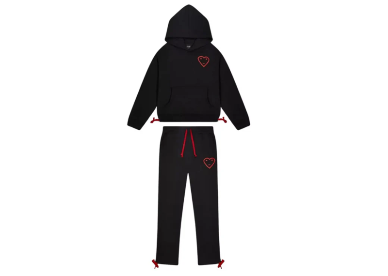 Carsicko Signature Tracksuit - Black Red