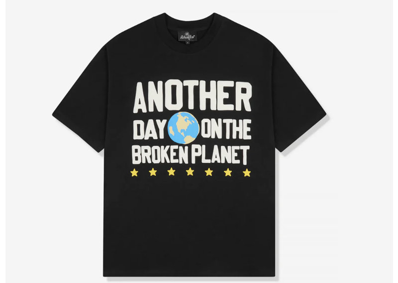 Broken Planet Another Day Midnight Black T Shirt