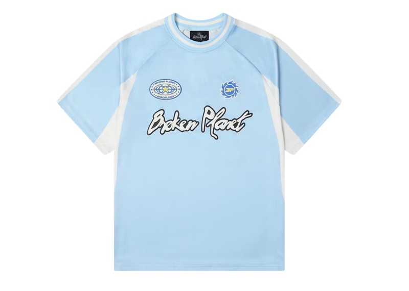 Broken Planet Football Jersey Light Blue