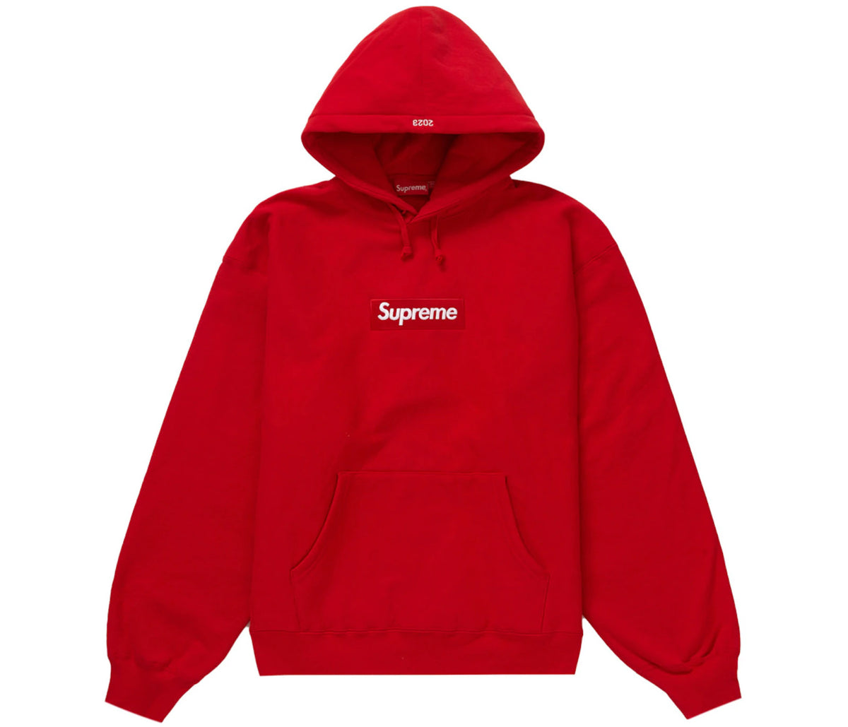 Supreme Box Logo Hooded Sweatshirt (FW23) Red