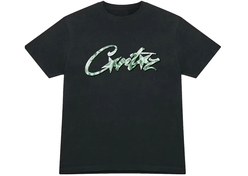 Corteiz Dollar Tee Black