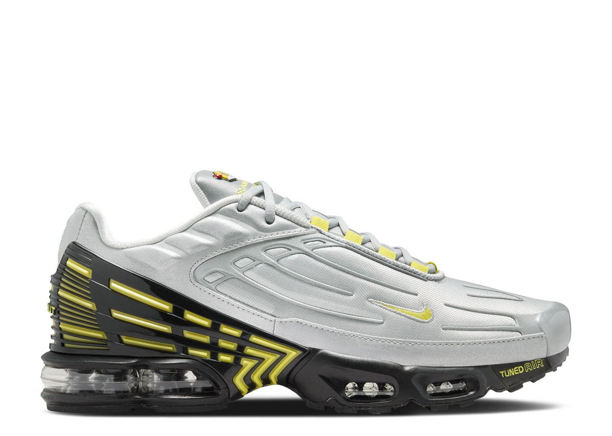 Air Max Plus 3 Metallic Silver Opti Yellow