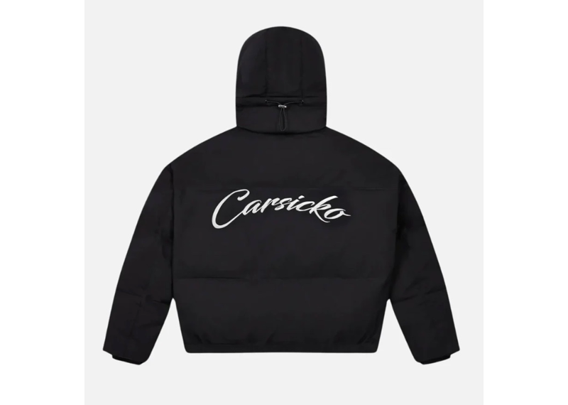 Carsicko Logo Puffer Jacket - Black