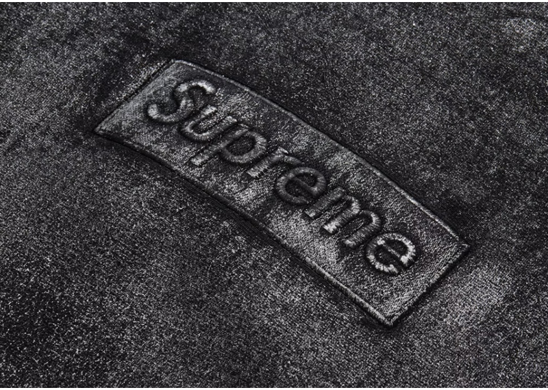 Supreme MM6 Maison Margiela Foil Box Logo Hooded Sweatshirt Black