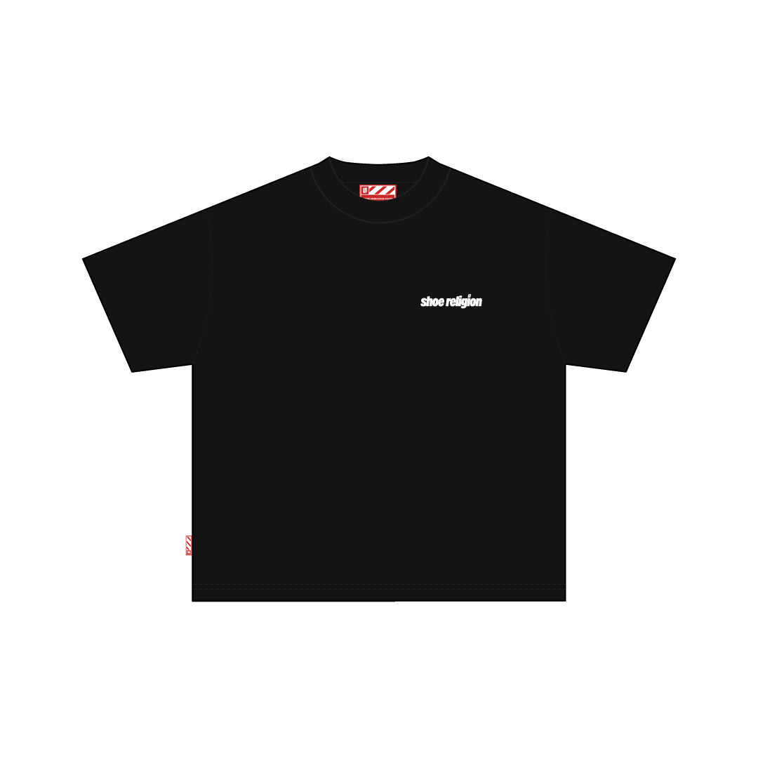 SHOE RELIGION X UNBRANDED - BLACK TEE