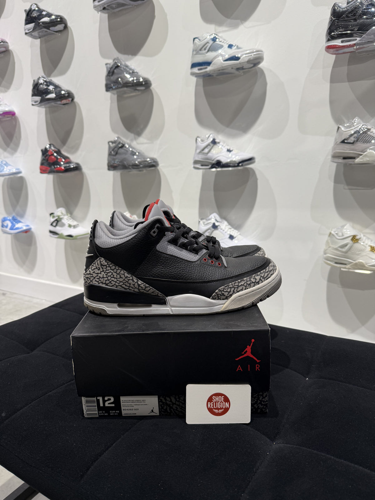 Air Jordan 3 Retro OG &#39;Black Cement&#39; 2018