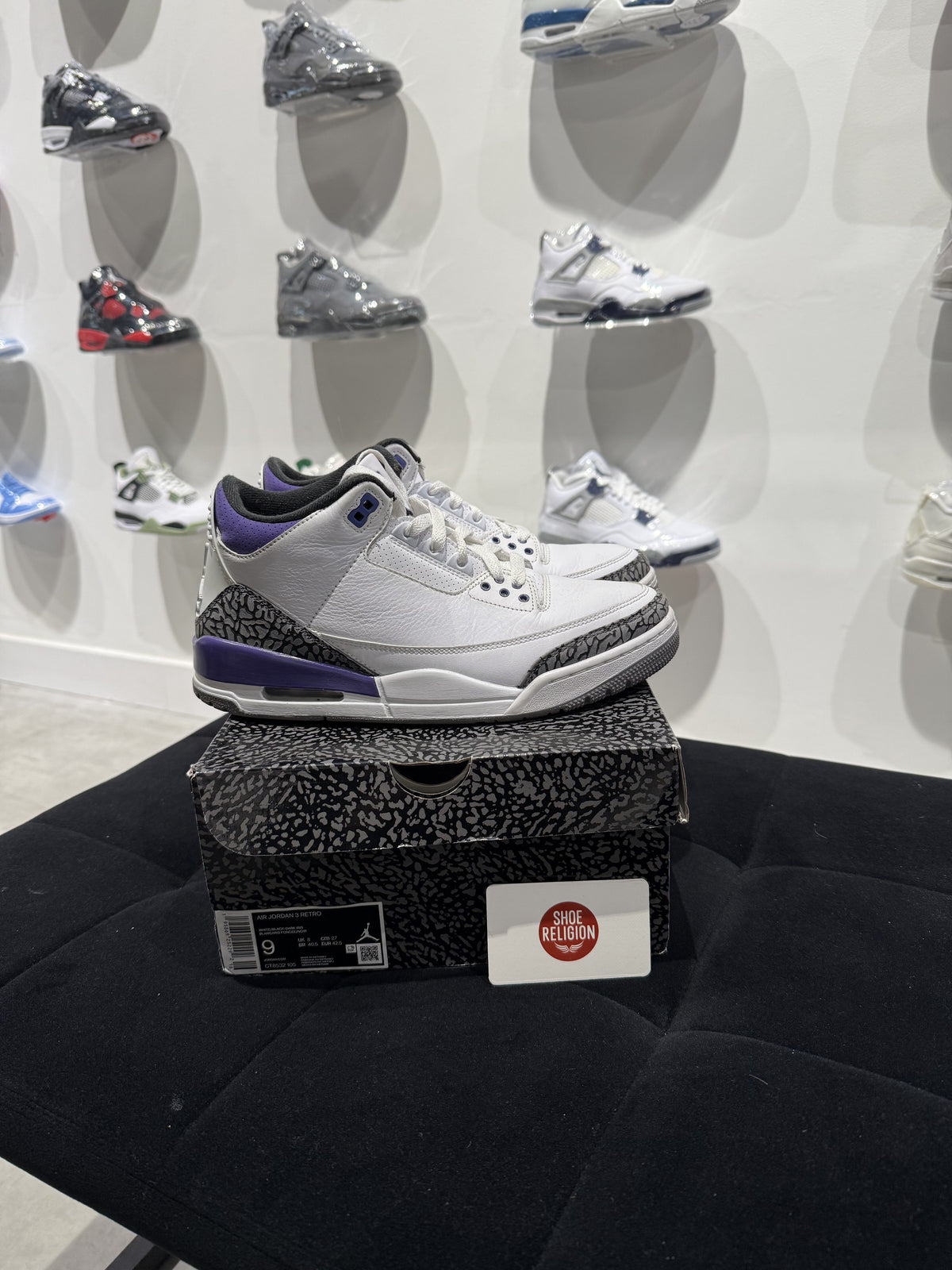 AIR JORDAN 3 RETRO &#39;DARK IRIS&#39;