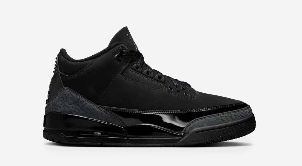 Air Jordan 3 Retro GS Black Cat 2025