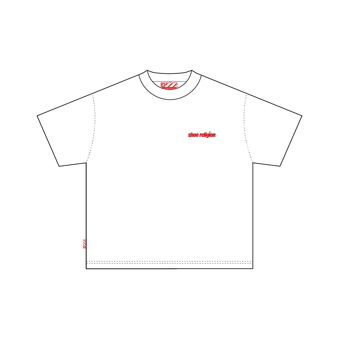 SHOE RELIGION X UNBRANDED - WHITE TEE