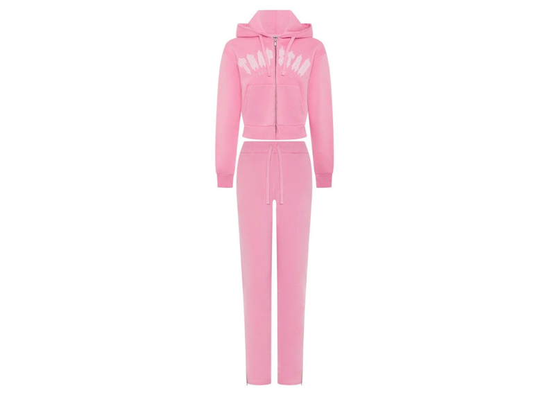 Trapstar Womens Irongate Chenille Tracksuit - Pink