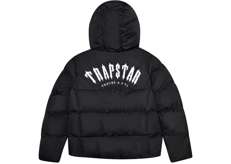 Trapstar Irongate Hooded Puffer - Black