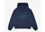 BROKEN PLANET ZIP-UP HOODIE NAVY