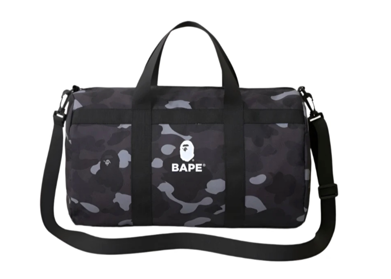 Bape Duffle Bag Camo Black