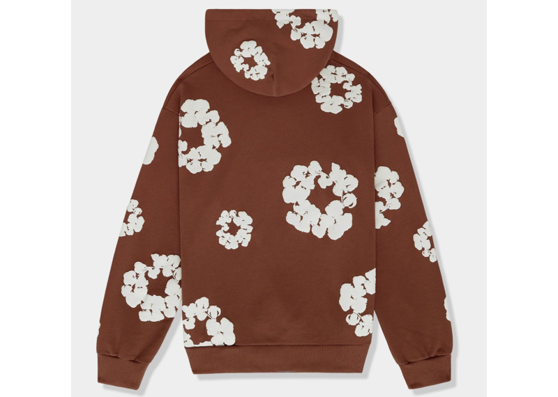 Denim Tears The Cotton Wreath Brown Hoodie