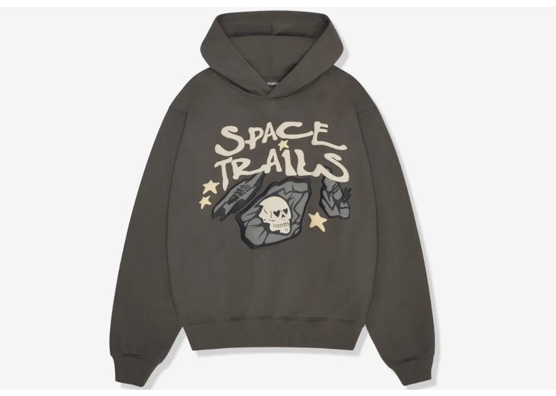 Broken Planet Space Trails Beluga Grey Hoodie