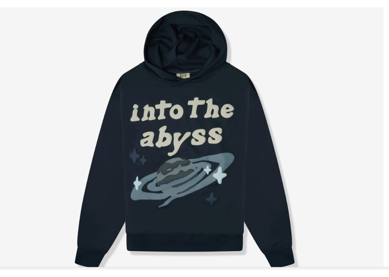 Broken Planet Into The Abyss Outer Space Blue Hoodie