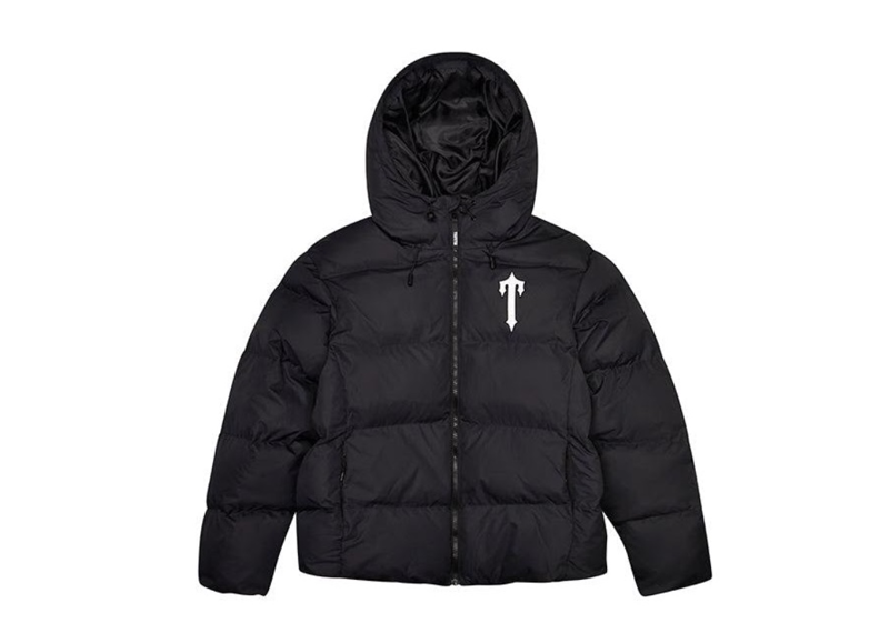 Trapstar Irongate Hooded Puffer - Black