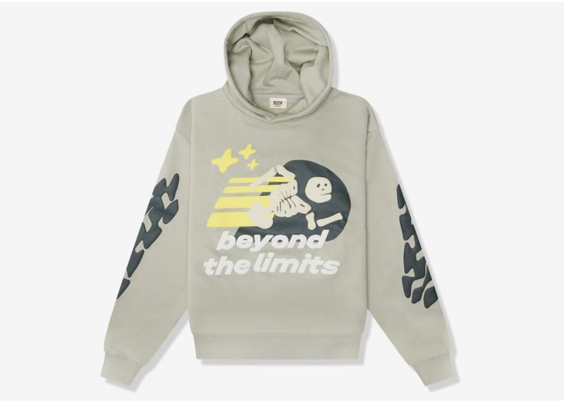 Broken Planet Beyond The Limits Hoodie Stone Grey