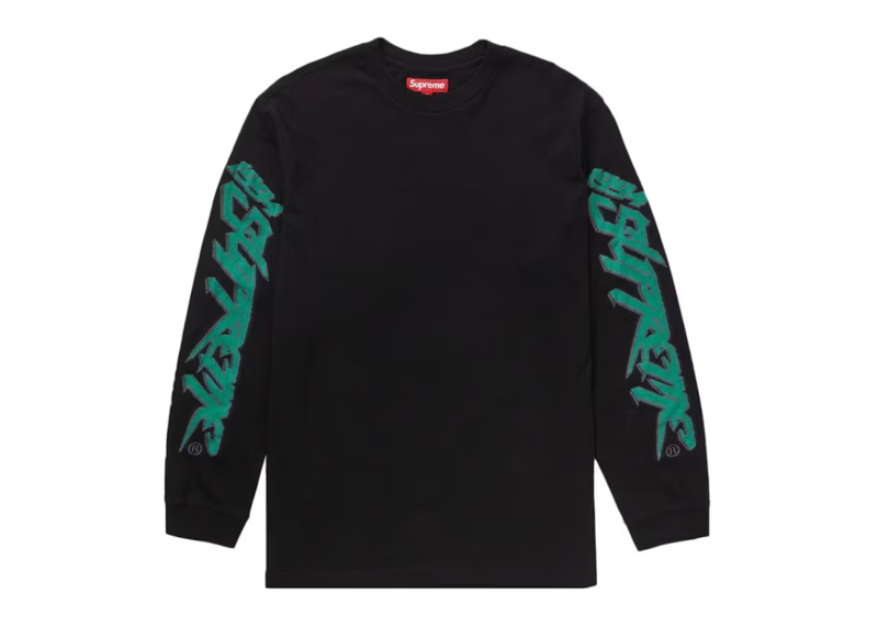 Supreme Racing Intarsia L/S Top Black