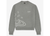 Broken Planet Heather Grey Planet Knit Sweatshirt